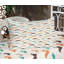 Drap-housse et coussin décoratif Ambesonne Indie Orange brun et bleu sarcelle-106786736