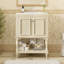 Meuble-lavabo moderne 24 po avec lavabo en céramique-126658137