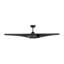 Teller Indoor Ceiling Fan with Threaded Downrod, Midnight Black ABS blades and Handheld Remote-1242468950-1242468951