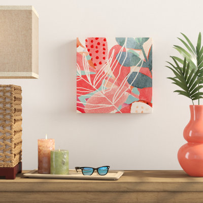« tropical assemblage iv », impression sur toile tendue