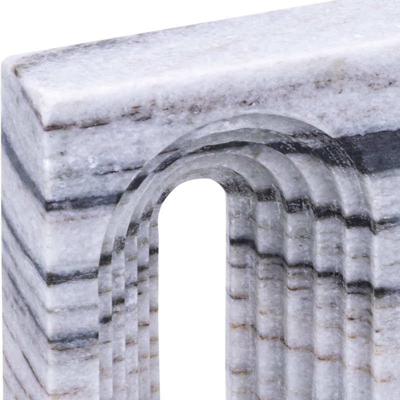 Curva Marble Decorative Object, Panda