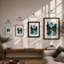 Mountain And Stream Scandinavian - Print-1228893098-1228893099