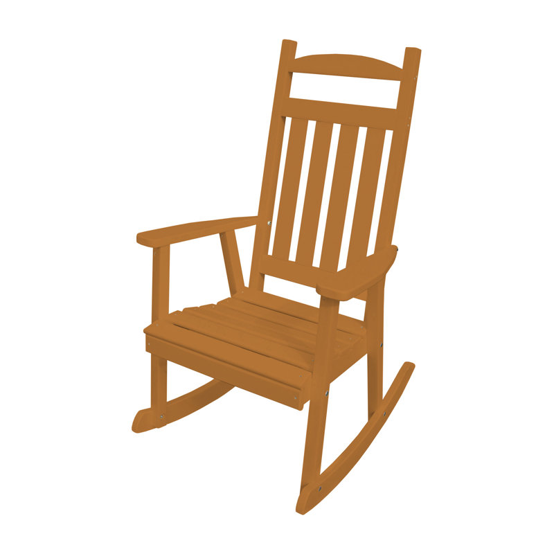 Chaise berçante de porche classique Aaliayh, Cèdre