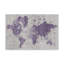 «Old World Map Purple Gray» par Wild Apple Portfolio - impression sur toile-720927509