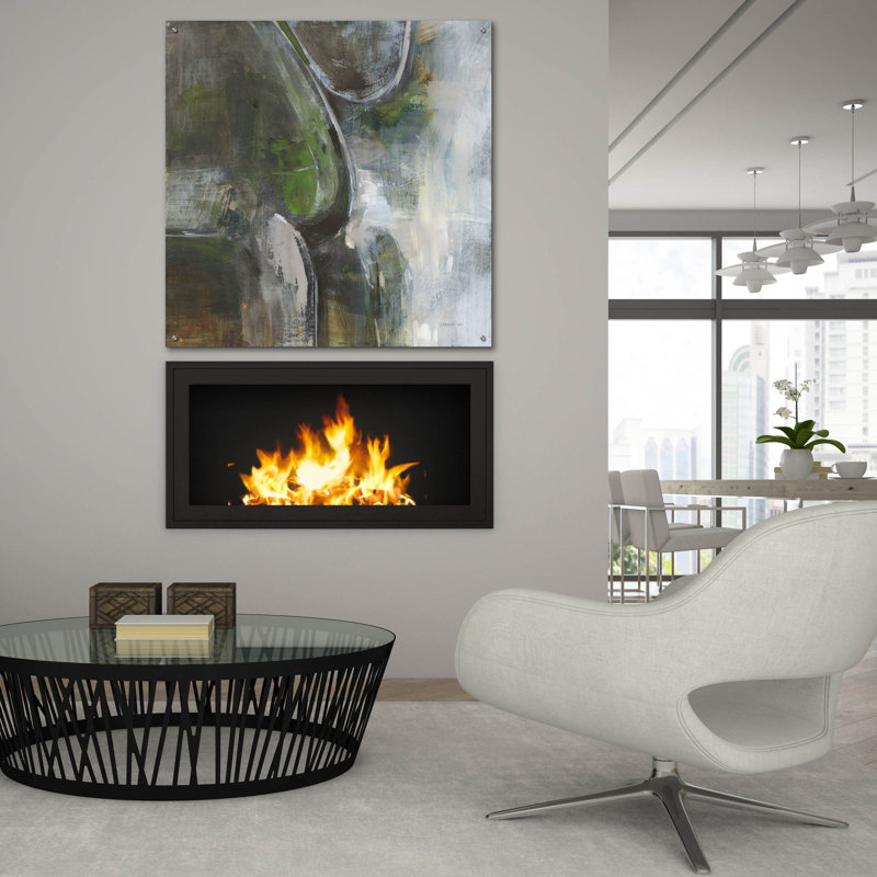 «Forest Feel 2» par Danhui Nai, art mural en verre acrylique, H 36 po x l 36 po x P 0,2 po