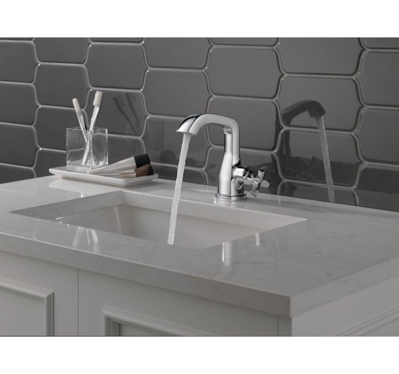 Single Handle Bathroom Faucet, Lumicoat  Chrome