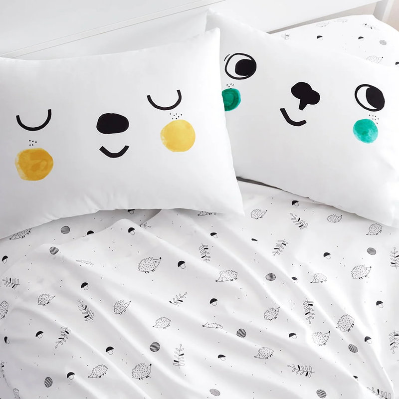 Ensemble de 2 taies d'oreiller 100% coton