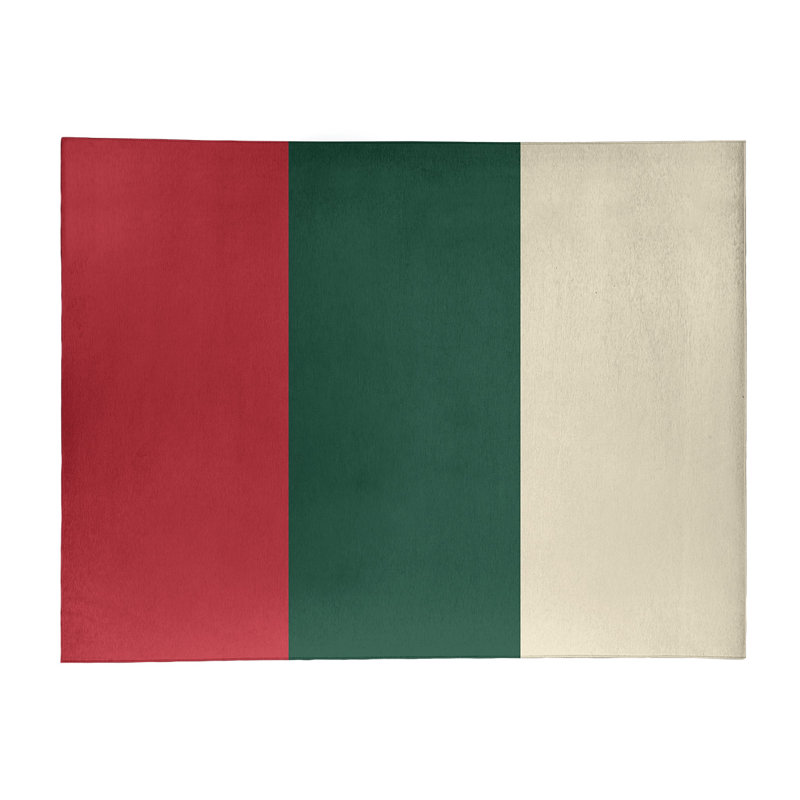Vert forêt tissé à plat, Rectangle 9 pi x 12 pi