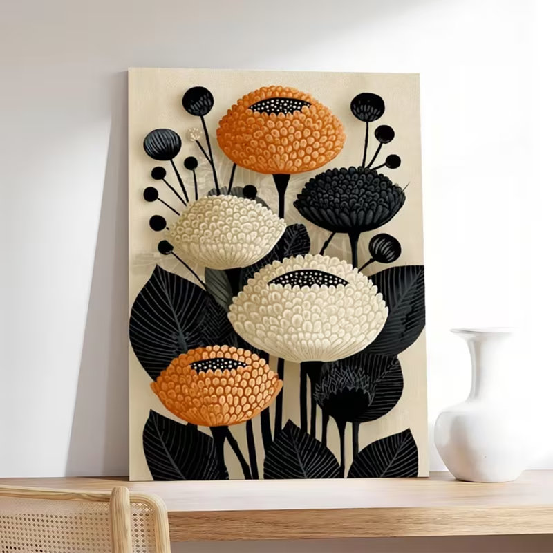 1 Piece Wrapped Canvas Wall Art