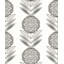  Papier peint non tissé à rayures à motif floral Smoke Belle Designs-1496980124