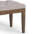 Waverly 48"W Linen Look Traditional Tufted Ottoman Bench with Carved Legs-1209999704