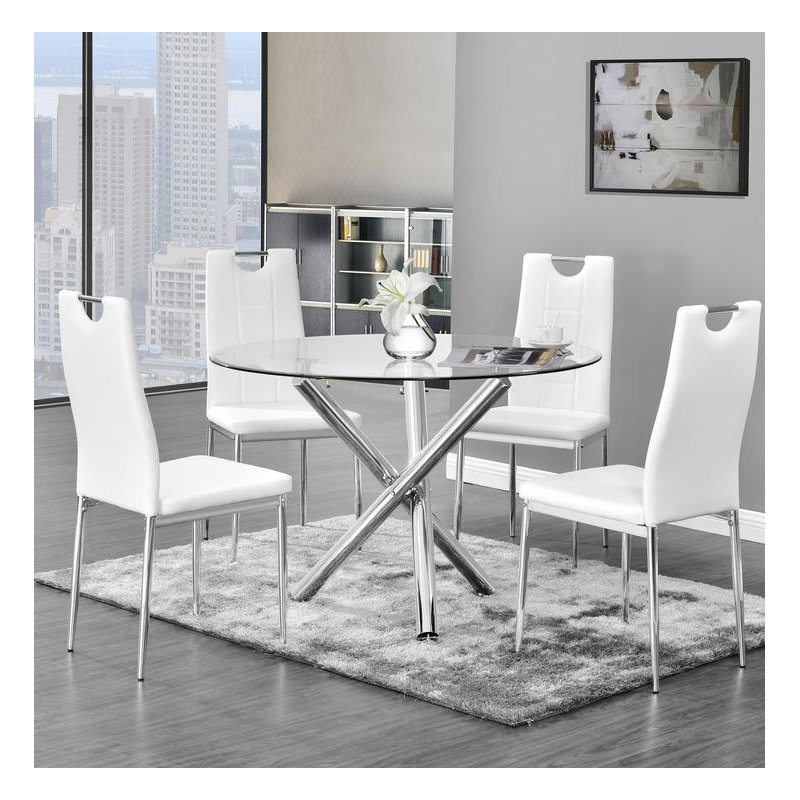 Chaise d'appoint Spickard, Blanc