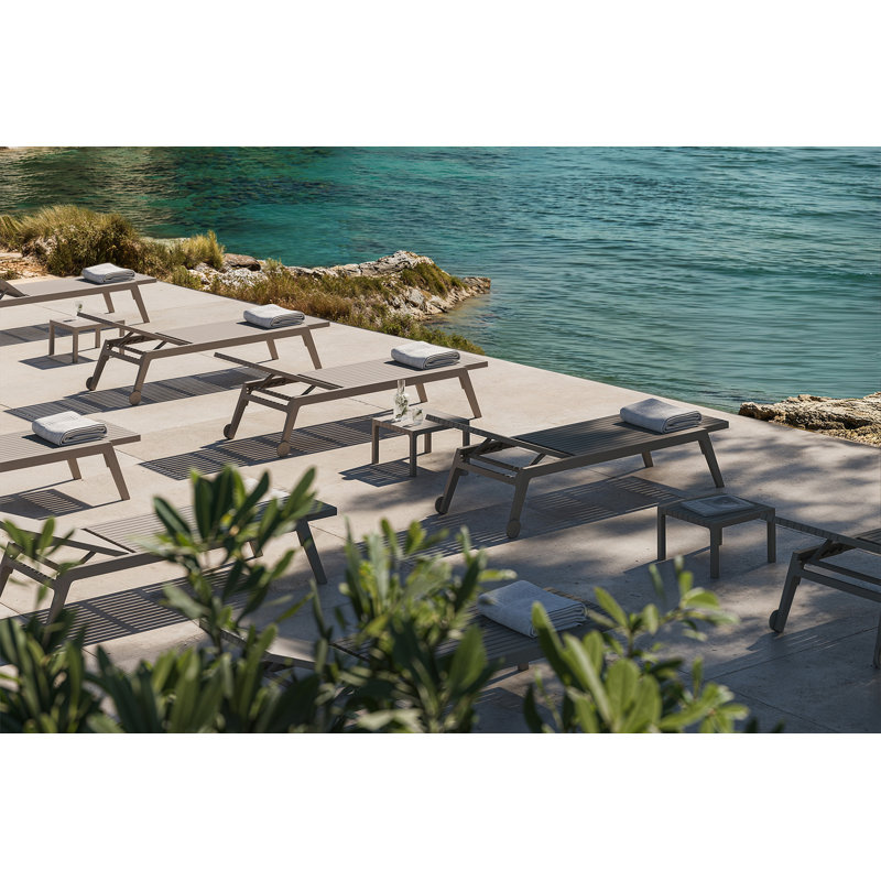 Spritz 76.75" Long Reclining Slat Set, White