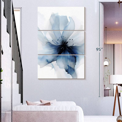 Avery délicat bleu floral I
