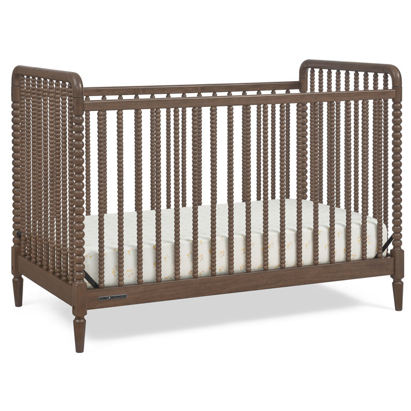 Saint 4-in-1 Convertible Crib, Teak Brown, Crib