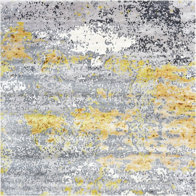 Abstract Indoor Rug, Square 3'