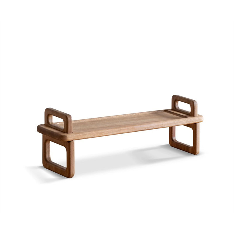 Menyon Manufactured Wood Monitor Stand, Brown