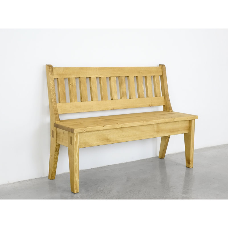 Dambrosio Solid Wood Bench, 87 cm x 160 W cm x 46 D cm