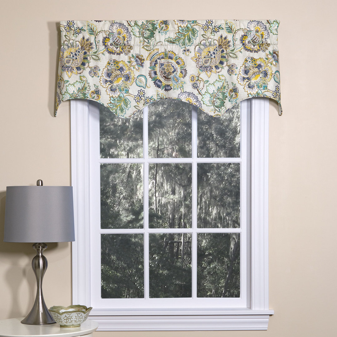 Riverpark Traditional Cotton Floral Filler Valance Thomasville At Home