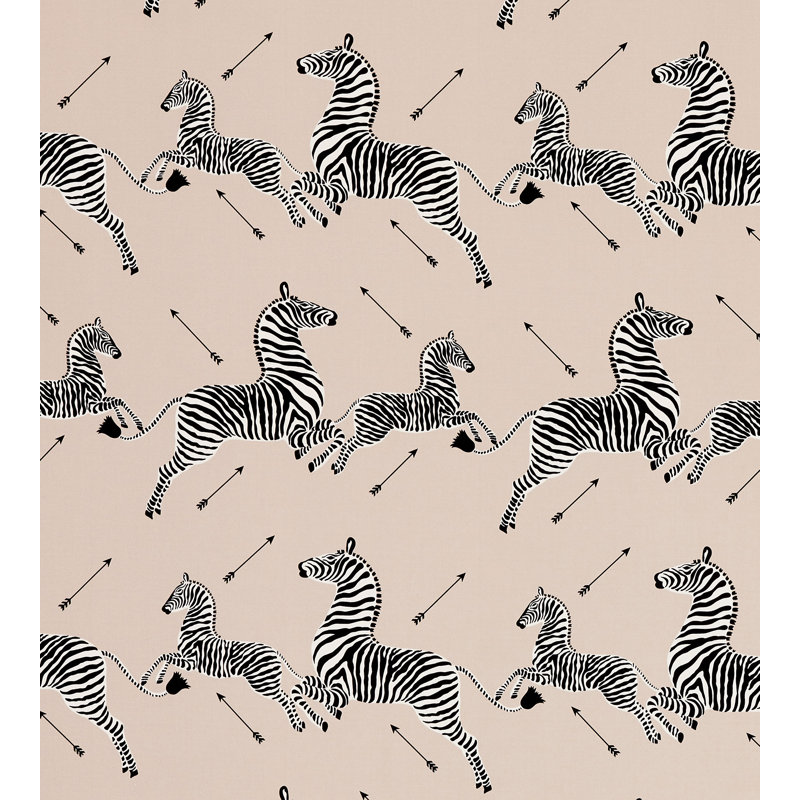 Tissu 100% coton Zebras Petite, Sable