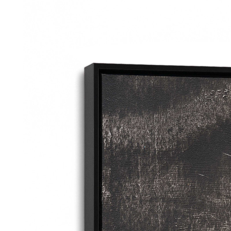 «Fragments of Contrast III», reproduction sur toile dans un cadre, H 18,75 po x l 12,75 po, Noir satiné