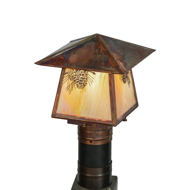 1 - Light Lantern Head, 12" H x 11.5" W x 8" D
