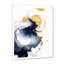 «Blissful création Minimal Blue Ink Cloud», peinture abstraite sur toile, art mural-907236109-907236105