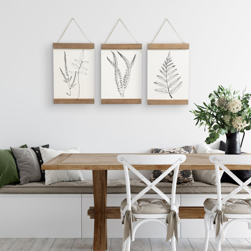 Ensemble de trois pièces décoratives