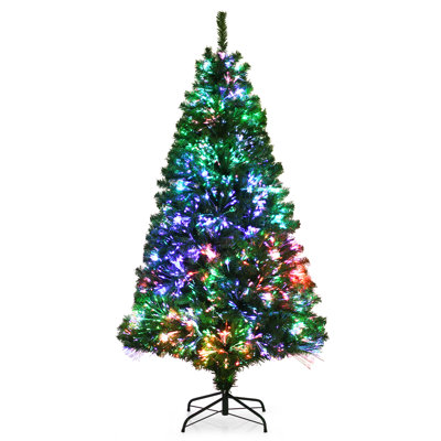 Lighted Artificial Fir Christmas Tree