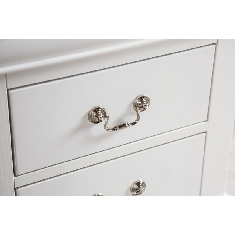 Table de chevet 1Pc, Blanc