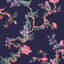 Cath Kidston Birds & Berries Navy Wallpaper-1378257352