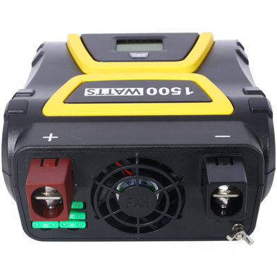 1500 Watts Power Inverter Modified Sine Wave Car LED Display , Portable AC Power Emergencies, Job Sites, Trucks Boats Off Grid RV Camping,12V To 115 Volts
