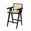 Tabouret de bar avec siège canne-1244445241