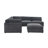 Archmouth Modular Corduroy Sectional-12716423