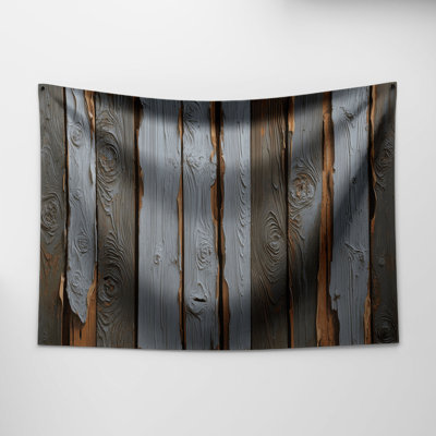 Thanksgiving Weathered wood backgrounds Wall Tapestry