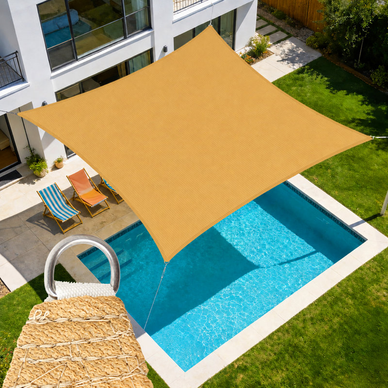 Toile d'ombrage rectangulaire Royal, Beige sable, 16 pi x 14 pi