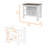 2-Piece Kitchen Set, Kitchen Island And Wall Cabinet, Kitchen Island
