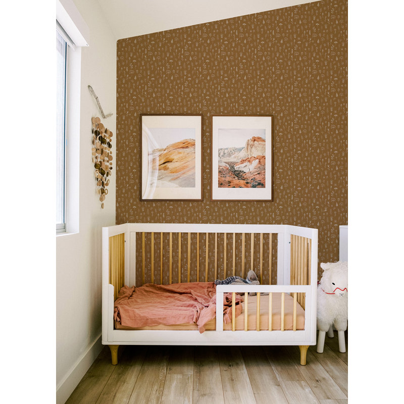 Rouleau de papier peint L 33 pi x l 20,9 po Breah, Châtaigne