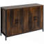 Buffet de cuisine industriel avec tablettes réglables et conception anti-basculement pour un rangement polyvalent