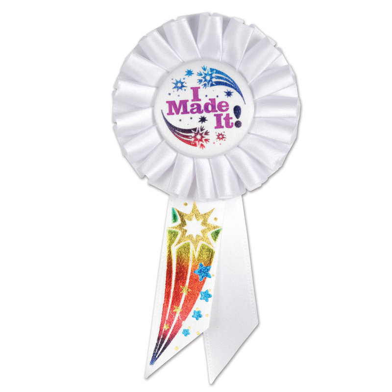 I Made It! Rosette - 3¼ po - paquet de 6