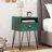 Kempst 23.7" H 1-Drawer Iron Nightstand -519697952