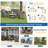 4-Piece All Weather Wicker Outdoor Patio Conversation Set With Gray Cushions And Accacia Wood Table