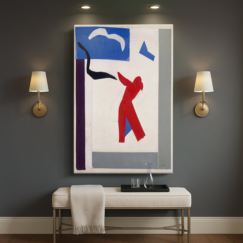 Le Danseur, toile tendue par Henri Matisse, 32 x 48