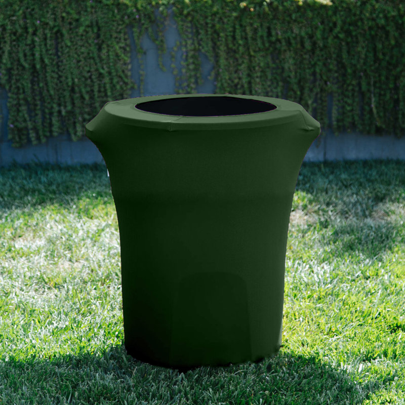 Housse pour poubelle extensible en élasthanne, Vert forêt