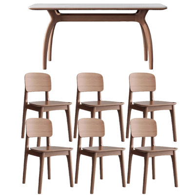 Modern Simple Durable Rock Slab Dining Table