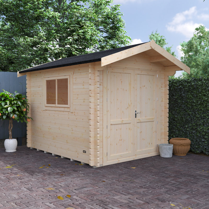 The Rayner Tongue & Groove Log Cabin 10x8w