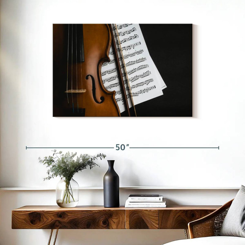 Violin Practice Sheets, 24" H x 36" W