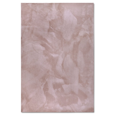 , Antique pink Leon high pile rug