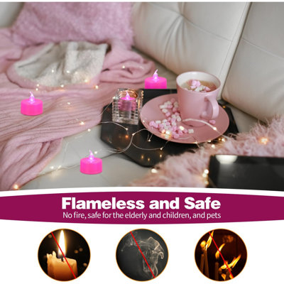 Scented Unscented Flameless Tealight Candle