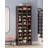 10-Tier Wooden Tresa Cabinet With 30 Cubbies, High-Capacity Space-Saving Organizer For Entryways And Closets.-1249041395
